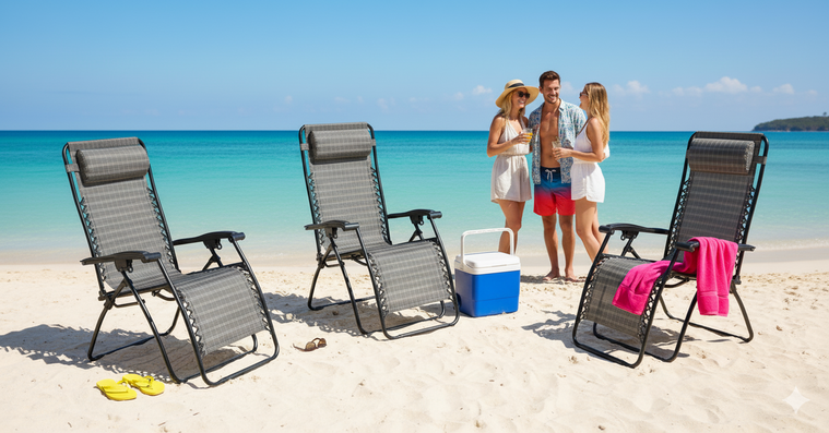 A Cadeira de Praia Sevilha Reclinável Aço: Conforto e Funcionalidade Acessível